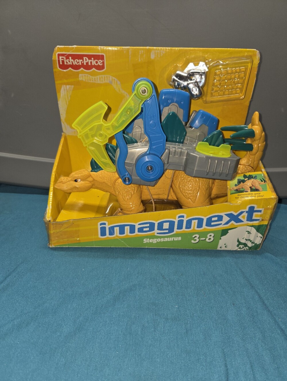 2011 Fisher-Price Imaginext Stegosaurus Dino w/ Digging Action Control
